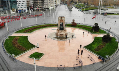 Taksim Meydanı turistlere kaldı