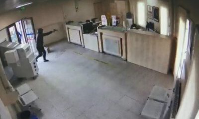 Maskeli hırsızlar PTT’yi soydu