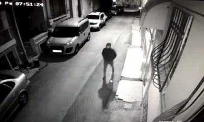 4 dakika içinde motosiklet hırsızlığı