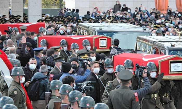 Şehitler, Başkent’te son yolculuğuna uğurlandı