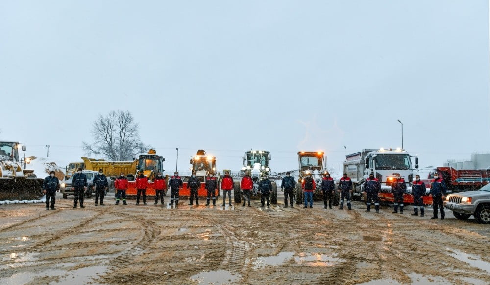 Eki̇pler Çalıştı, Kar Zahmet Deği̇l Rahmet Oldu