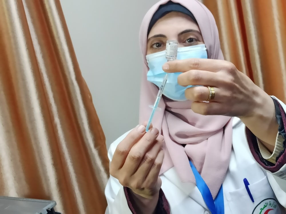 Gazze Şeridi’nde Covid-19 aşılamaları başladı