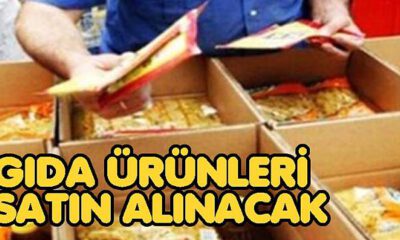 Gıda ürünleri satın alınacak