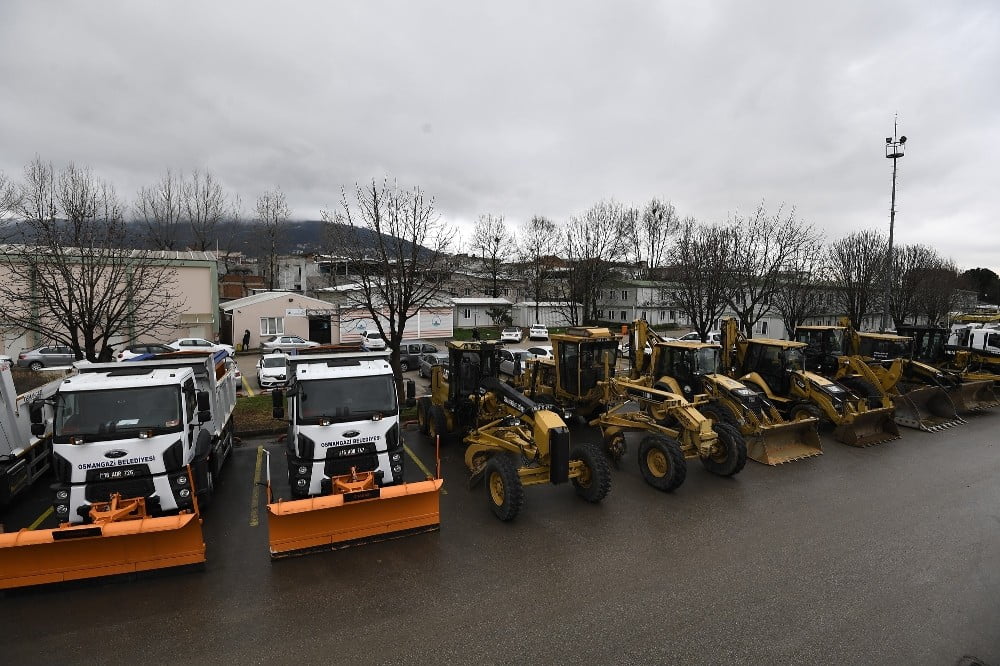 Karla mücadele ekipleri hazır