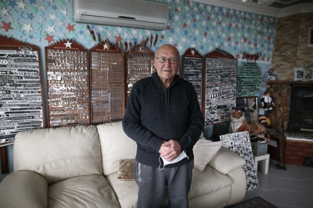 79 yaşındaki gurbetçiden ilginç koleksiyon