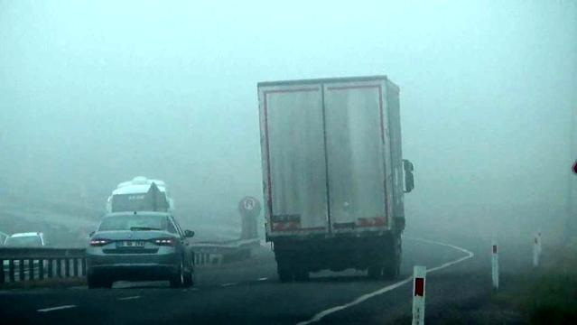 Tekirdağ’da sis etkili oluyor