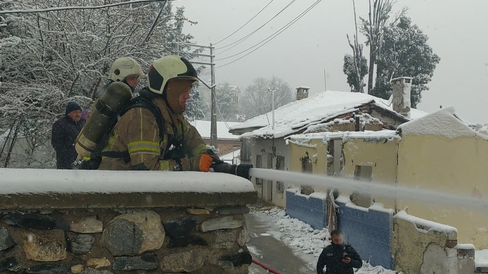 Uludağ’da korkutan yangın