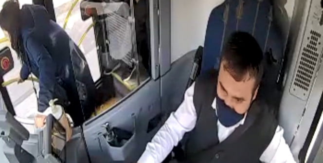 OTOBÜS ŞOFÖRÜ TAKDİR TOPLADI