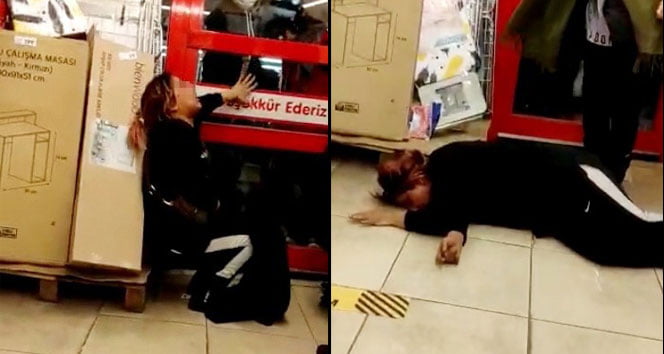 HAMİLE DEĞİLMİŞ HIRSIZLIK YAPIYORMUŞ