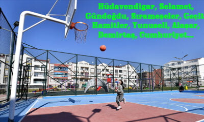 Osmangazi’de 10 Mahalleye 12 Basketbol Sahası