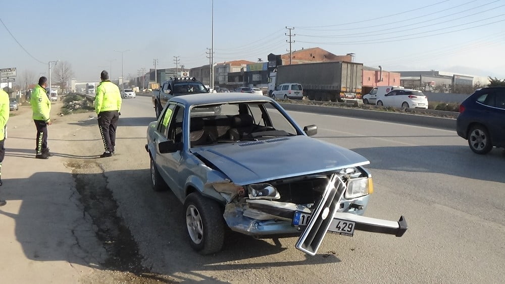Bursa Ankara Yolunda Korkutan Kaza