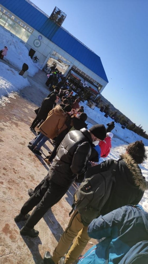 İŞTE BURSAYI TURUNCUYA BOYAYAN GÖRÜNTÜ