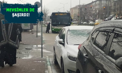 Bursa’ya baharda kar yağdı