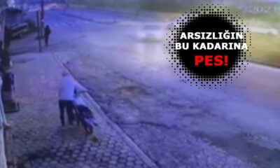 Güpegündüz hırsızlık yaptılar…
