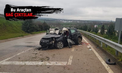 Karacabey’de kaza: 2 yaralı!