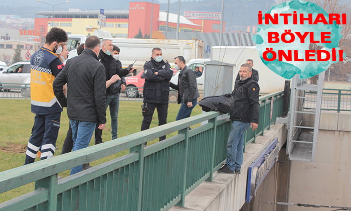 Paramedik intiharı böyle önledi!