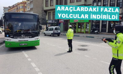 Toplu taşımaya korona virüs denetimi