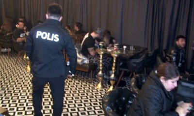 Ataşehir’de nargile keyifli okey masasına polis baskını