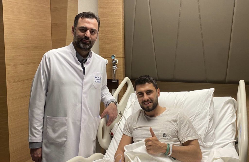 Operasyon geçiren Bursasporlu Cüneyt Köz’den teşekkür mesajı