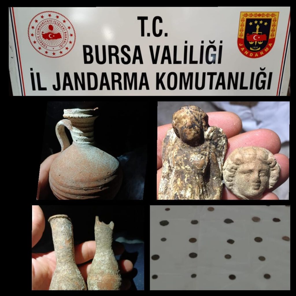 Roma ve Bizans dönemine ait tarihi eserler ele geçirildi