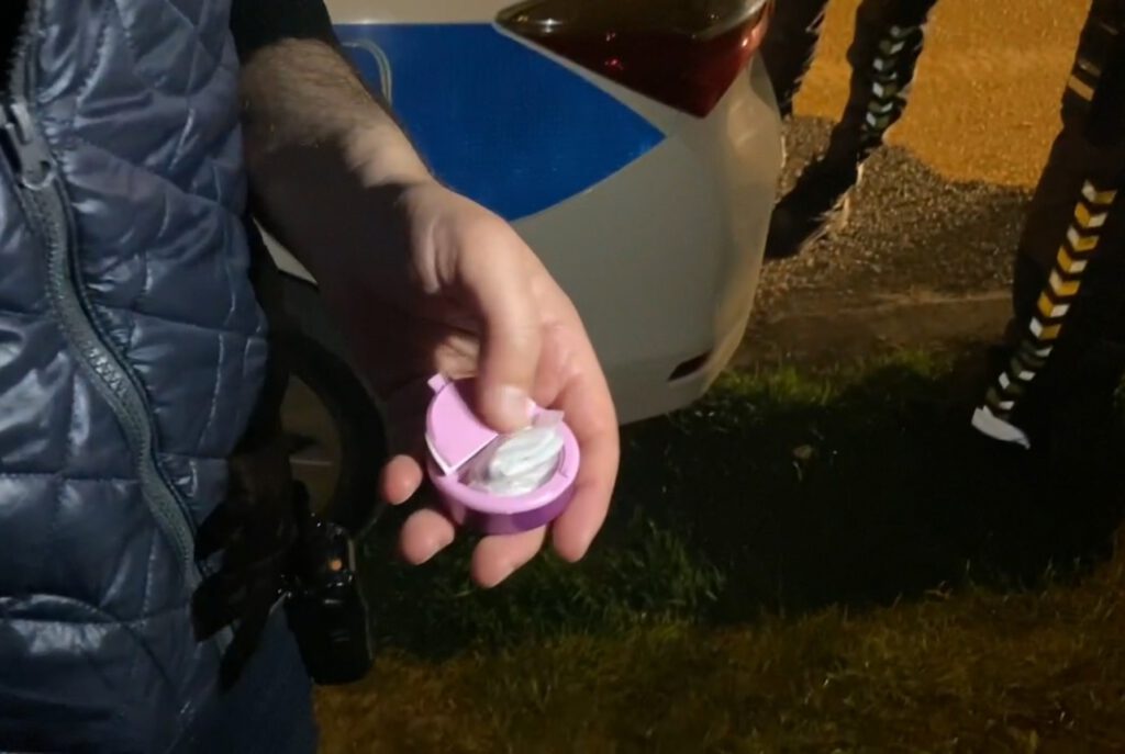 Havadan görüntülendi, üzerinden uyuşturucu çıktı