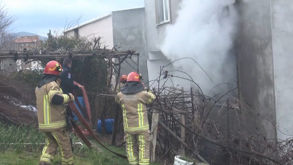 Bursa’da yangın paniği