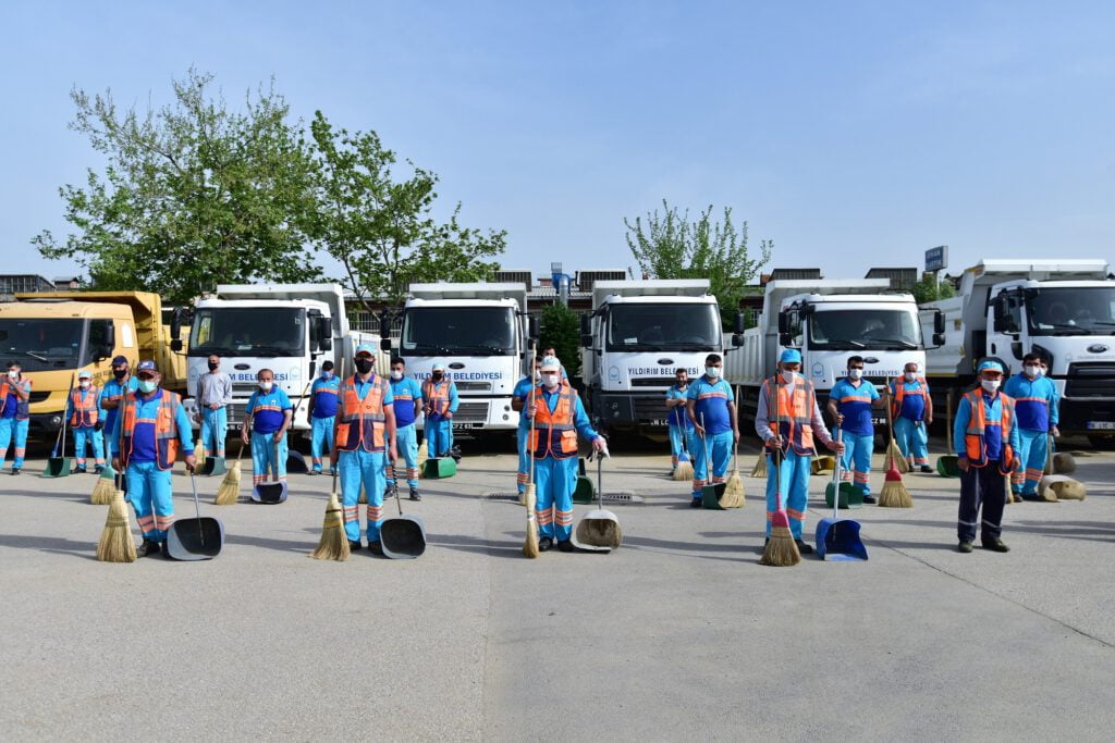 Yıldırım Belediyesi’nden hijyen seferberliği