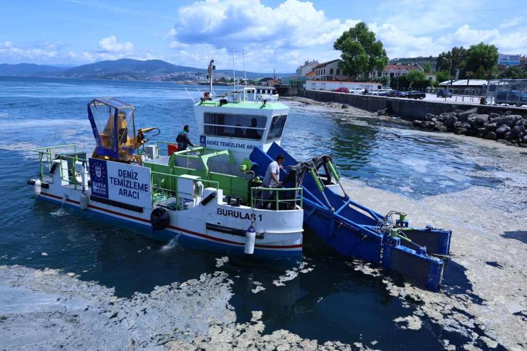 Deniz salyası ile mücadele devam ediyor; ”Gübreye dönüştürülebilir”