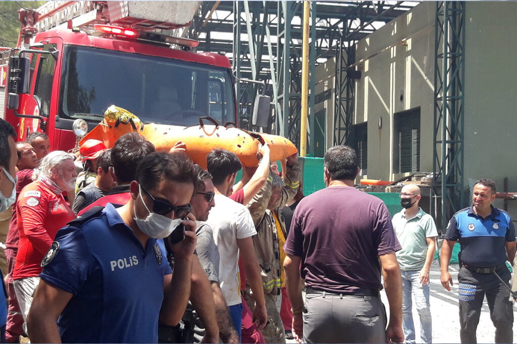 Marmaris’teki yangında bir orman işçisi hayatını kaybetti