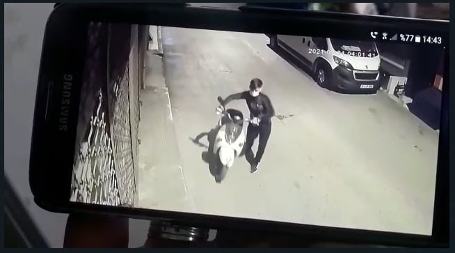 Motosiklet hırsızları uslanmıyor!