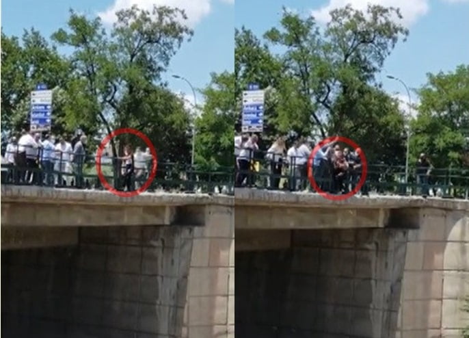 İntihar etmek isteyen genç kız böyle kurtarıldı