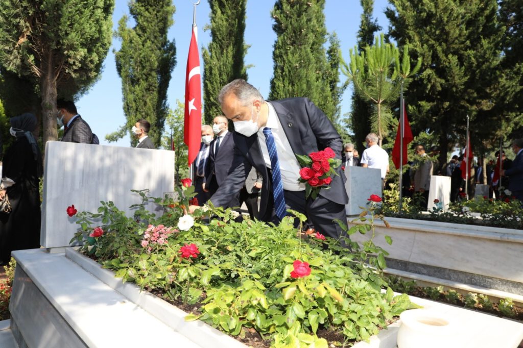 Bursa şehi̇tli̇klerde duygusal anma