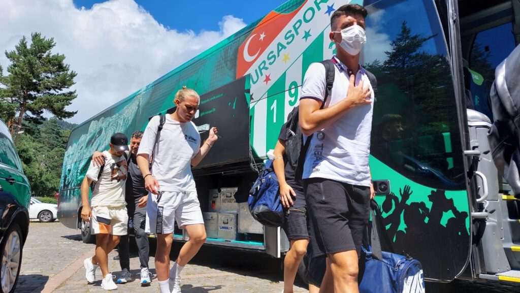 Bursaspor kamp için Bolu’ya gitti