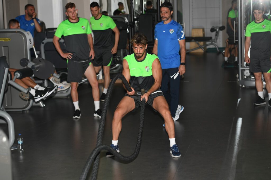 Bursaspor, kuvvet çalışması yaptı
