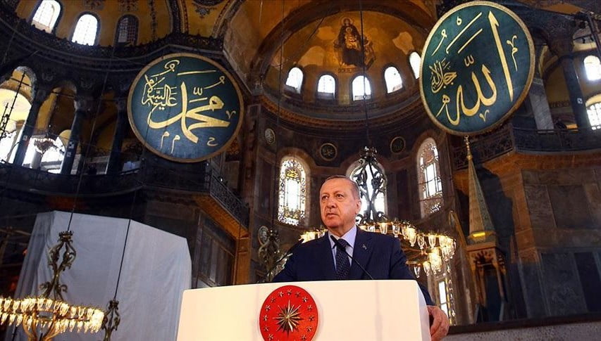 Cumhurbaşkanı Erdoğan’dan Ayasofya paylaşımı