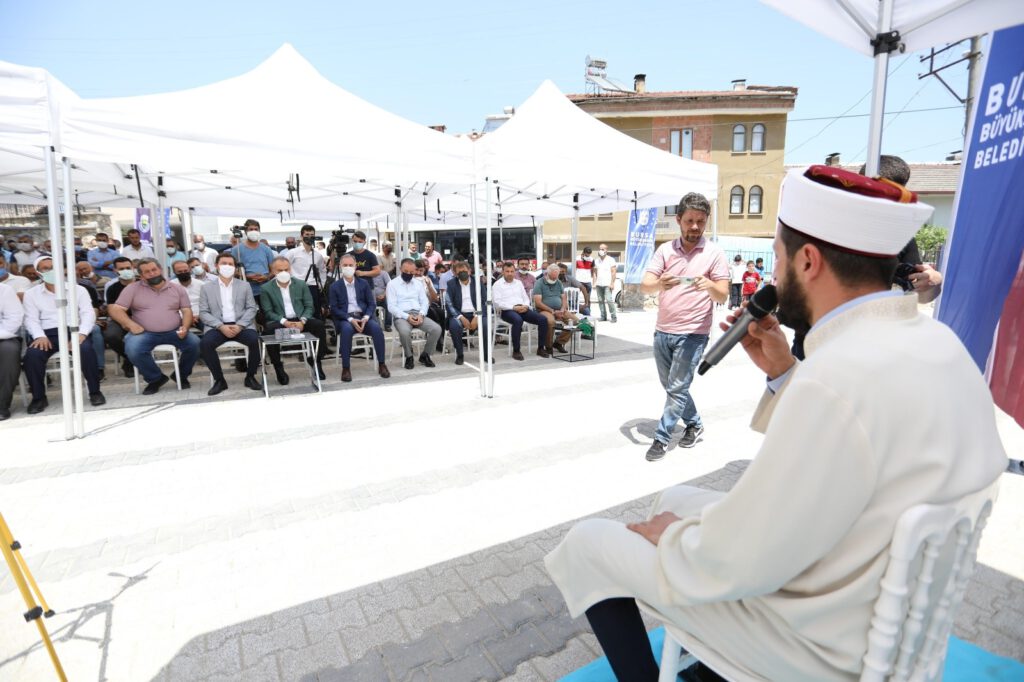 Deydinler Camii dualarla açıldı