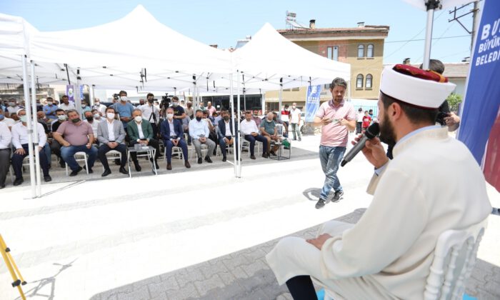 Deydinler Camii dualarla açıldı