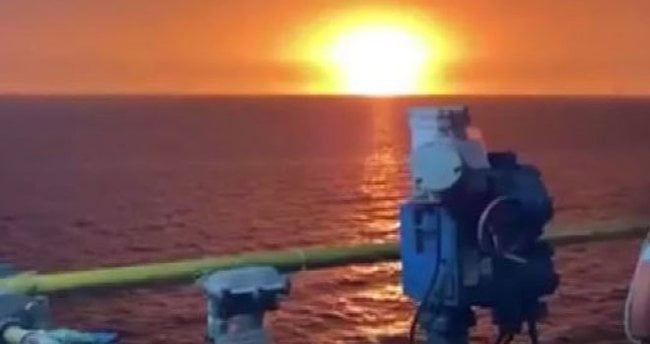 Hazar Denizi’nde büyük patlama!