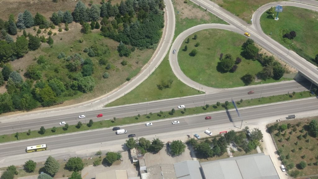 Jandarmadan helikopterle trafik denetimi