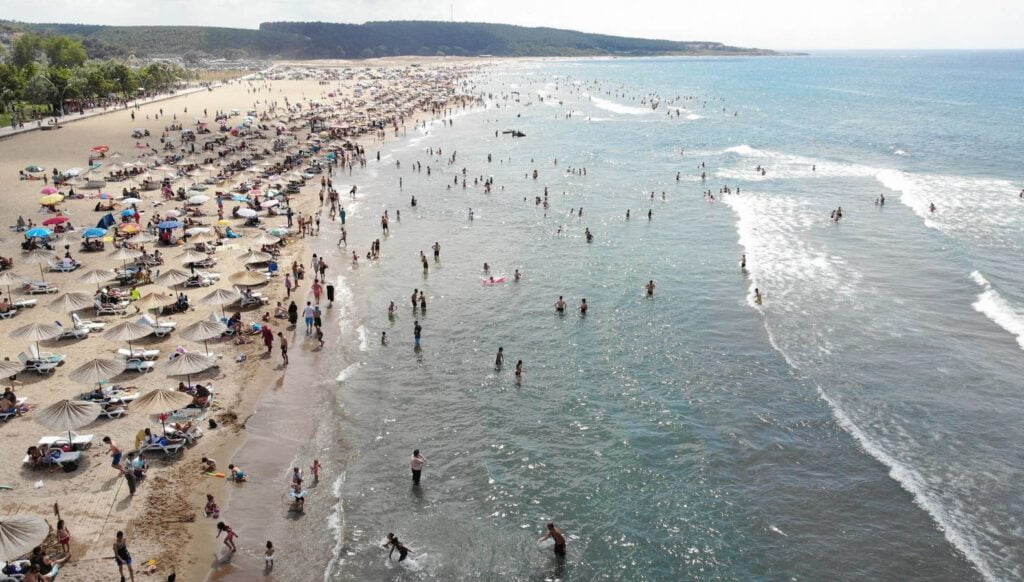 Denize girmek yasaklandı