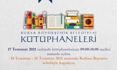 Kütüphanelerde bayram molası