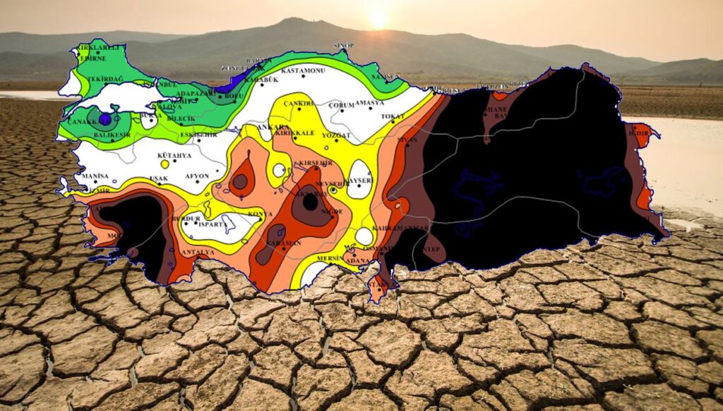Meteorolojinin haritasında ‘kuraklık’ tehlikesi