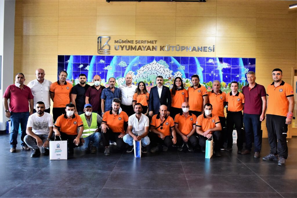 Başkan Yılmaz, kahramanları ağırladı