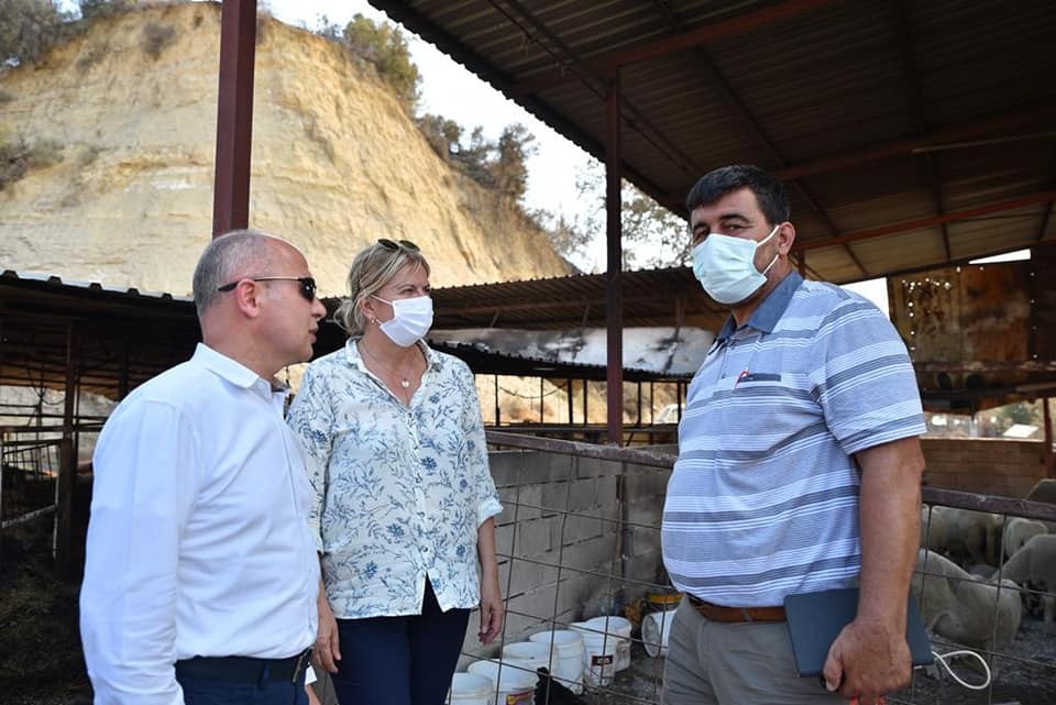 Gürkan’dan afet bölgesine ziyaret