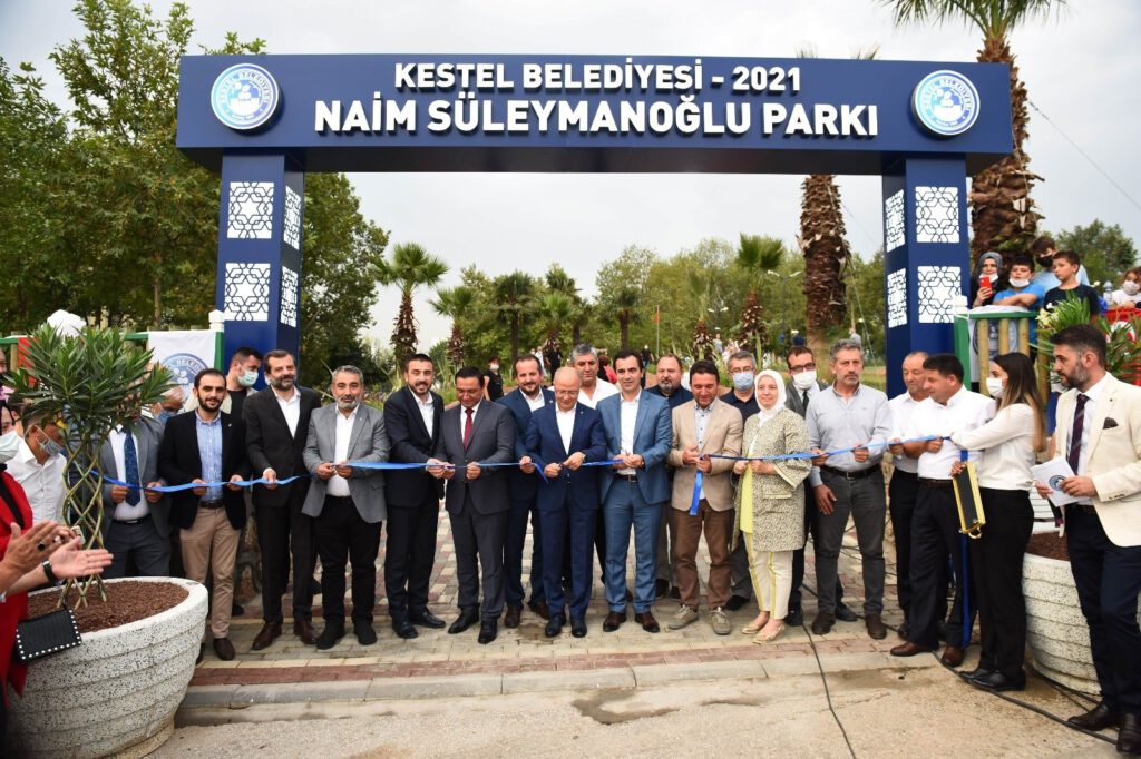 Kestel’de Naim Süleymanoğlu Parkı açıldı