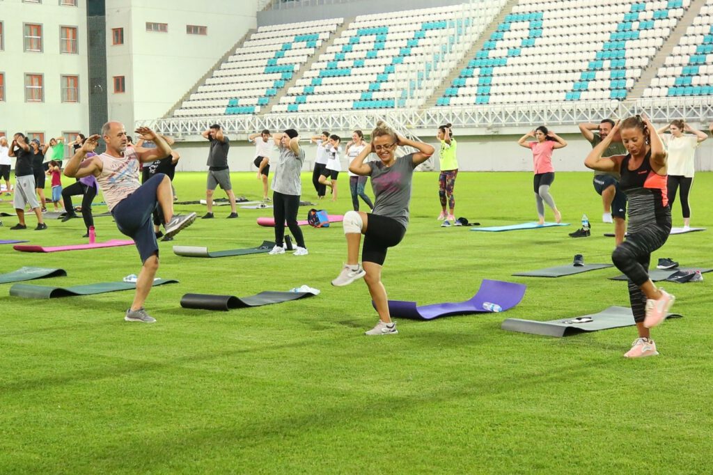 Nilüfer Belediyesi’nden tabata eğitimi