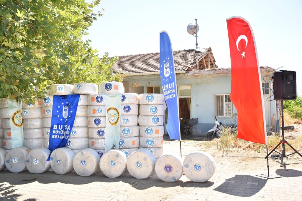 Selzede çiftçiye büyük destek