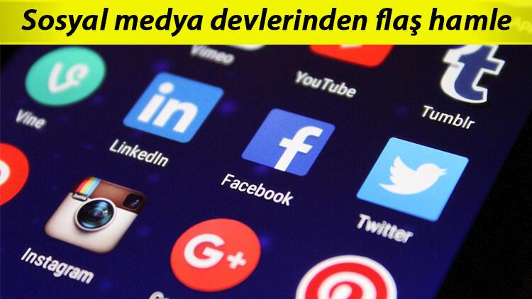 Sosyal medya devlerinden flaş adım