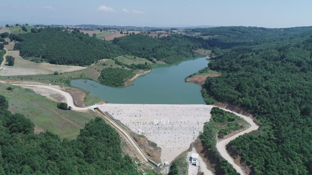 Tekke göleti inşaatı devam ediyor