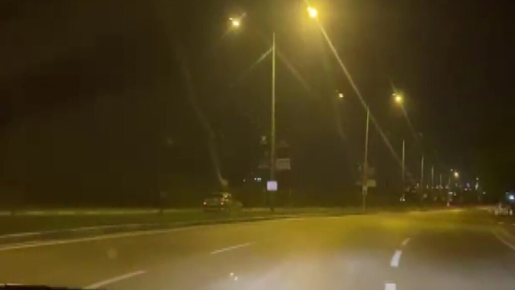 Ters şeritten giden sürücü pes dedirtti